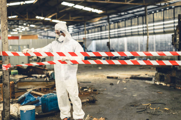 Professional Biohazard technician working in Ellenton, GA